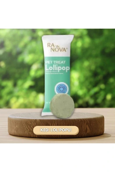 RANOVA Karışık Kurutulmuş Kedi Ödülü Lolipop 1.4 gr - 3 Li Paket - 3