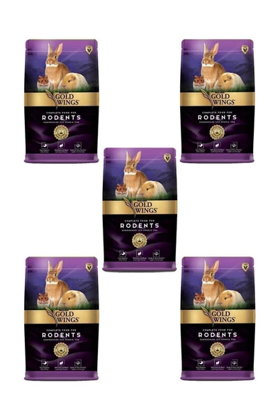 Gold Wings Premium Kemirgen Yemi 1 Kg 5 Adet