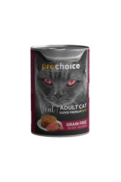 ProChoice Tahılsız Dana Etli Yetişkin Kedi Konservesi 400 Gr.(STT.06/2027) - Petshopundan