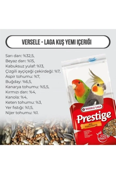 Versele Laga Paraket Yemi Promosyonlu 1.2 Kg - 4