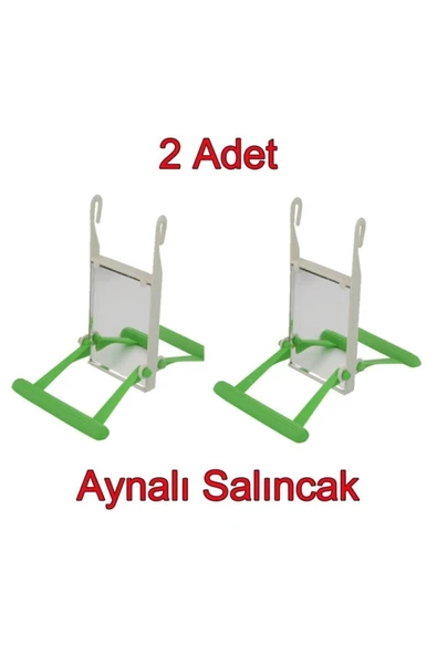 ŞAMPİYON Kuş Kafesi Aynalı Salıncak Aynalı Kuş Salıncağı Tüneği- 2 Adet - 2