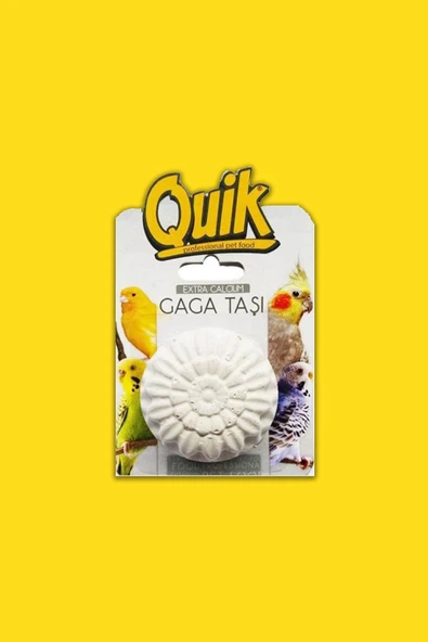 Quik Kuşlarınız Için Ekstra Kalsiyum Içeren Gaga Taşı - 1 Adet