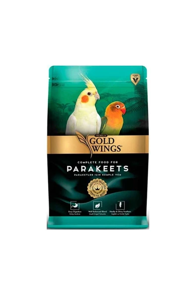 Gold Wings Premium Sultan Ve Cennet Papağanı Yemi 1 Kg