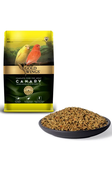Gold Wings Premium Kanarya Kuş Yemi 1 Kg