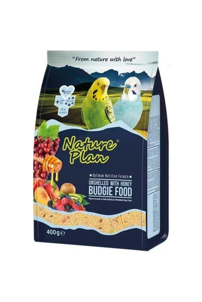 Nature Plan Ballı Meyveli Kabuksuz Muhabbet Kuşyemi 400gr X5adet