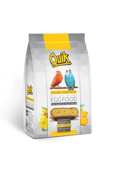 Quik Muhabbet Kuşları Için Yumurtalı Kuş Maması 100 Gr