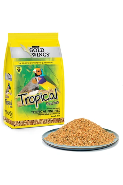 Gold Wings Classic Gold Wings Tropical Finch Kuş Yemi 400 gr