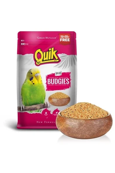Quik Muhabbet Kuşu Yemi 750+250G En Yeni 440583