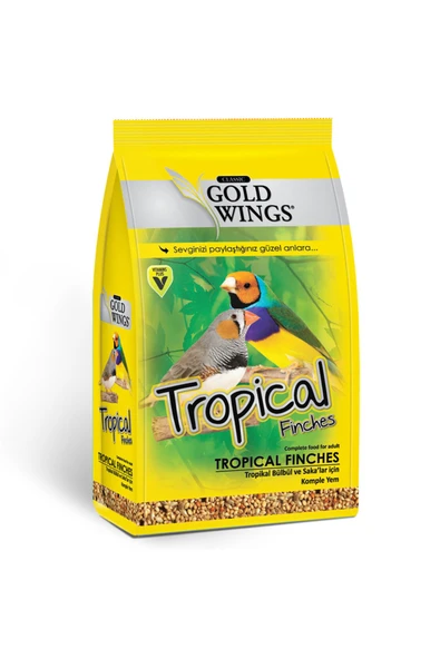 Gold Wings Classic Gold Wings Tropical Finch Kuş Yemi 400 gr - 3
