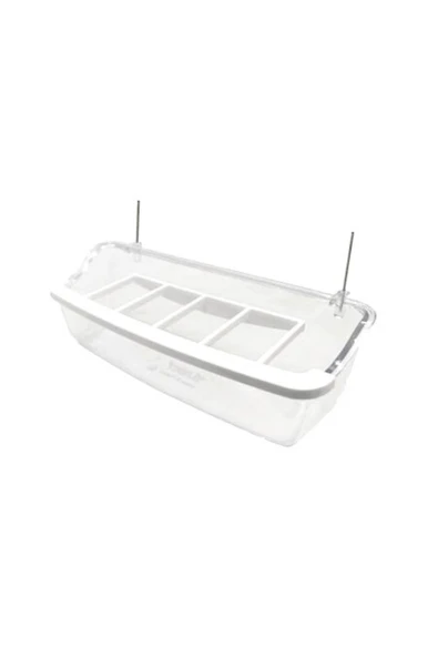 GreenPet Izgaralı Beyaz Yemlik 15 Cm