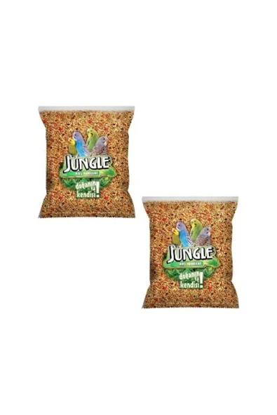 Jungle Poşet Muhabbet Kuşu Yemi 1 Kg X 2 Adet