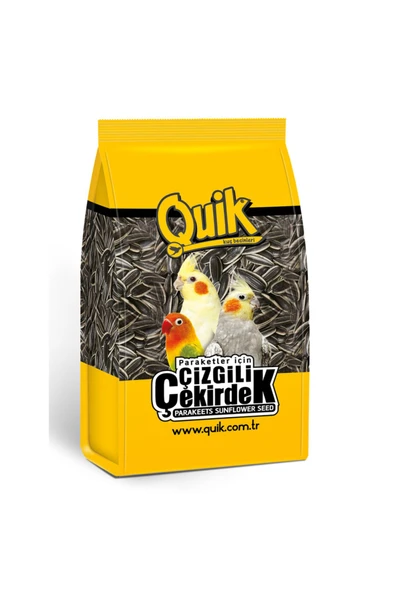 Quik Papağan Paraket Çizgili Çekirdek 500 GR