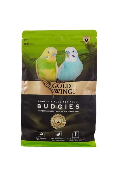 Gold Wings GOLD WİNGS PREMİUM YETİŞKİN MUHABBET YEM 1 KG