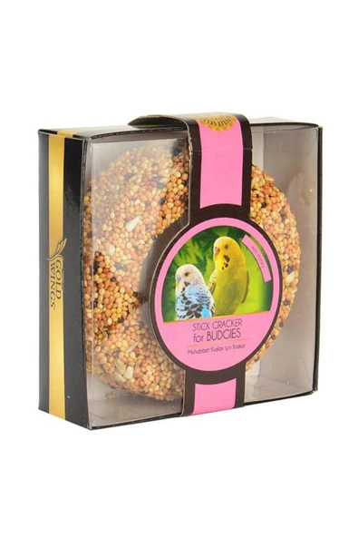 Gold Wings Premium Tekli Simit Muhabbet Kuşu Krakeri
