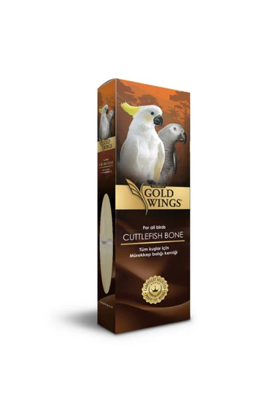 Gold Wings Premium Mürekkep Balığı Kalamar Kemiği Büyük Boy