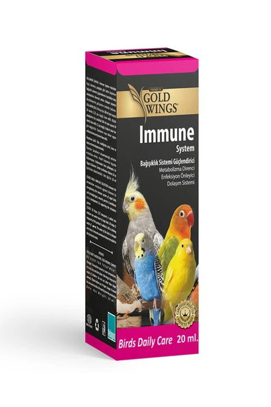 Gold Wings Premium Kuşlarınız Için Enfeksiyon Önleyici - - 20 Ml