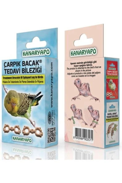 Kanaryapo Muhabbet Kuşu Için Çarpık Bacak 10 Adet