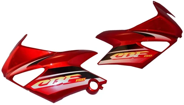Honda Cbf 150 Depo Yan Grenaj Takım Kırmızı ürün görseli 1