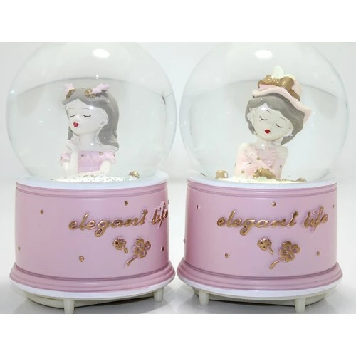 Kar Küresi Işıklı Müzikli 13 Cm No 2 - 2