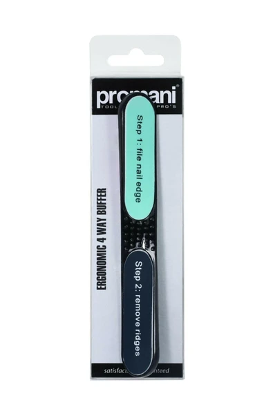 Promani PR408 Ergonomik 4 Aşamalı Tırnak Parlatma Törpüsü