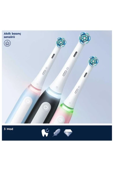 Oral-B İO 3 Siyah Şarjlı Diş Fırçası - 3