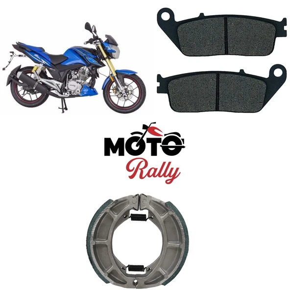 Mondial Z-One S 180 Fren Balata Takımı Ön Ve Arka ürün görseli 1