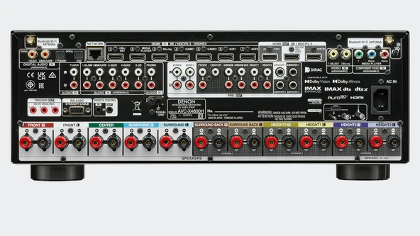 Denon AVC-X4800H 9.2 Kanal Network Av Receiver Siyah Renk - 4