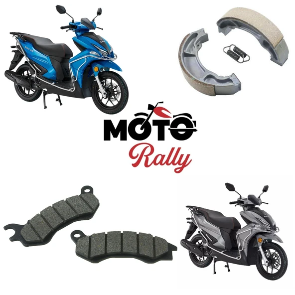 Kanuni Resa 125 Fren Balata Takımı Ön Ve Arka ürün görseli 1