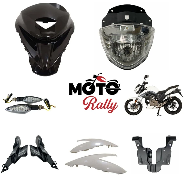 Mondial Drift L 125 Far Komple Beyaz - 1