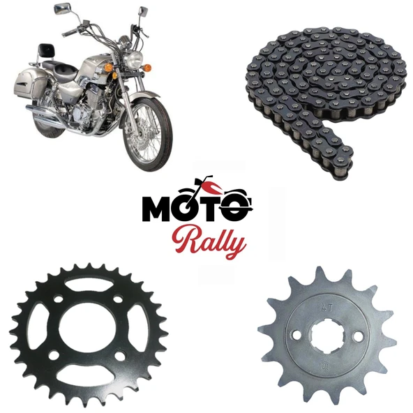 Mondial Mct 250 Zincir Dişli Seti Oringsiz Zincir ürün görseli 1