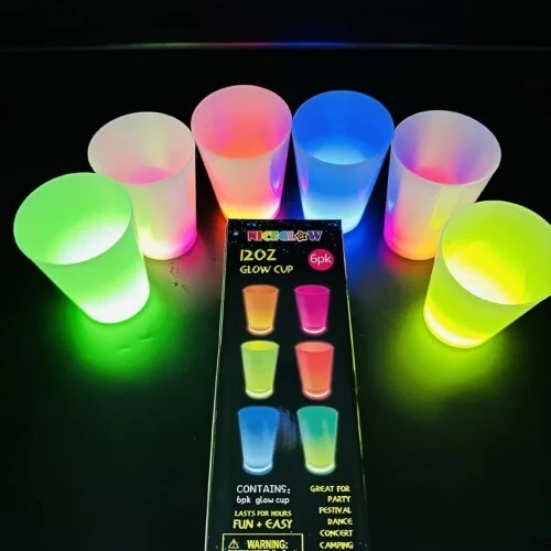 Glow Partisi Bardakları 6 Renk 6 Adet - 3