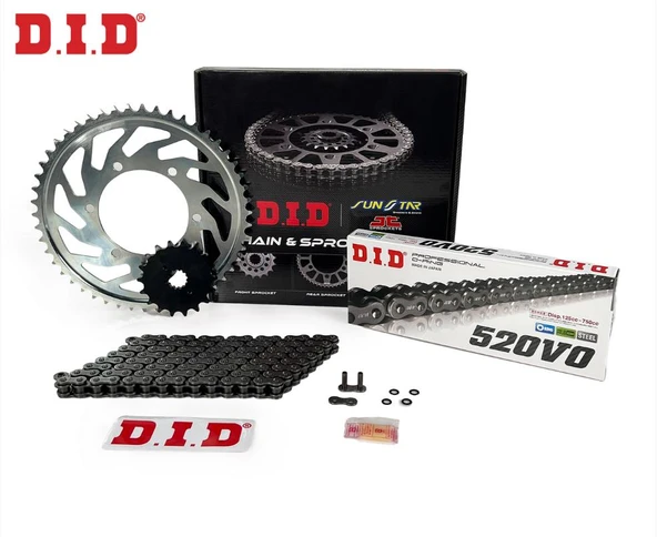 Honda Cbr 500 Zincir Dişli Seti D.İ.D 2014-2018 ürün görseli 1