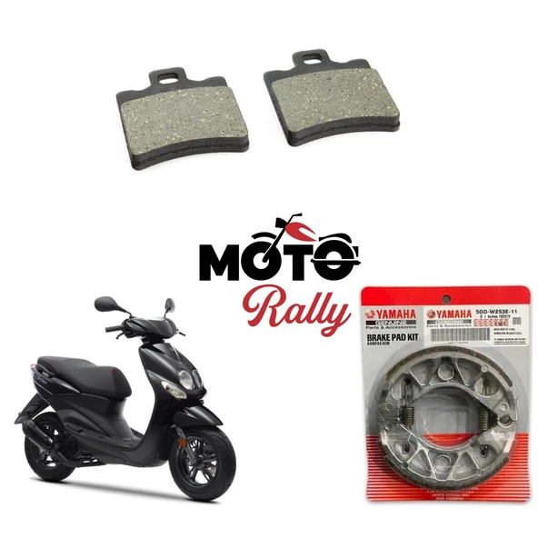 Yamaha Neos 50 Fren Balata Takımı Ön Ve Arka ürün görseli 1
