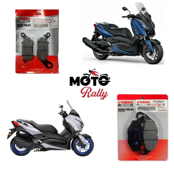 Yamaha Fren Balata Takımı Ön Ve Arka X Max 125 - X Max 300 - X Max 250 2018 Ve Sonrası ürün görseli 1