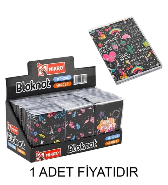 MIKRO NOT DEFTERI CIZ. (NT-206/207/208)