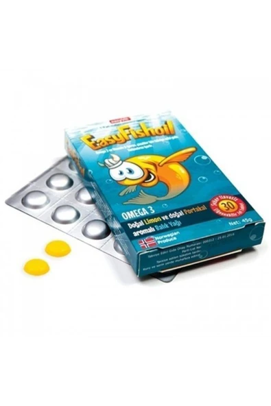 Easy Fishoil Omega 3 Ve Vitamin D 45 Gr