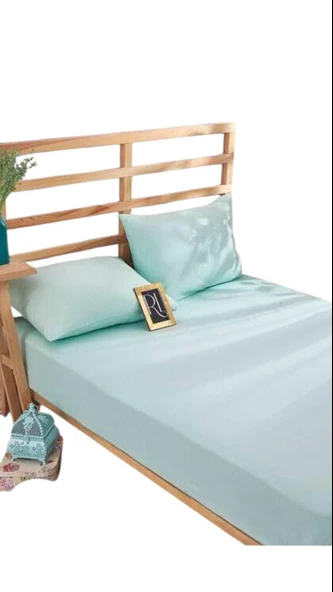 Clasy Çift Kişilik %100 Pamuk Ranforce Lastikli Çarşaf + 2 Adet Yastık Kılıfı 160 x 200 - 7