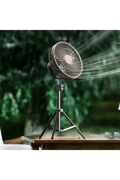 Blic 360c Dönebilen Taşınabilir Kamp Tipi Ayaklı Fan HX-871 - 3