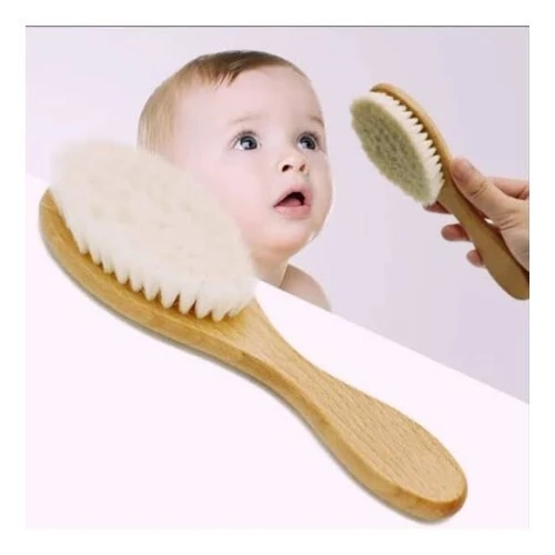 Keçi Kılı Organik Bebek Banyo Tarağı - 3
