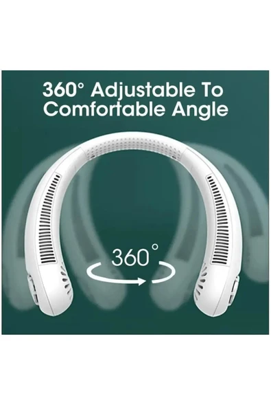 Blic Mikro USB Kablolu Ayarlanabilir Taşınabilir Boyunluklu Fan X9 - 3