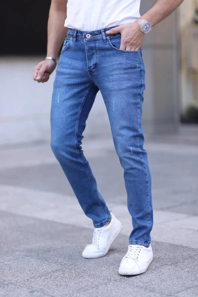 B.Wood Slim Fit Erkek Jean Pantolon-7193