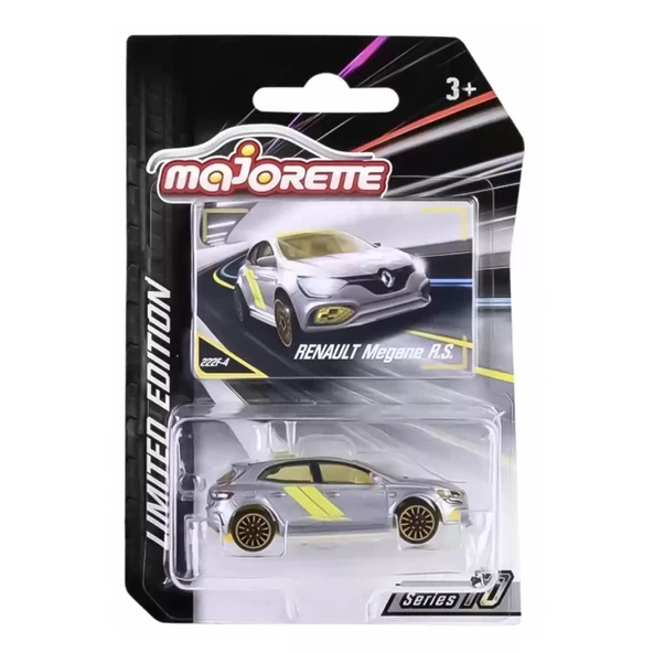 Majorette - Limitli Seri 10 Renault Megane RS (Gümüş)