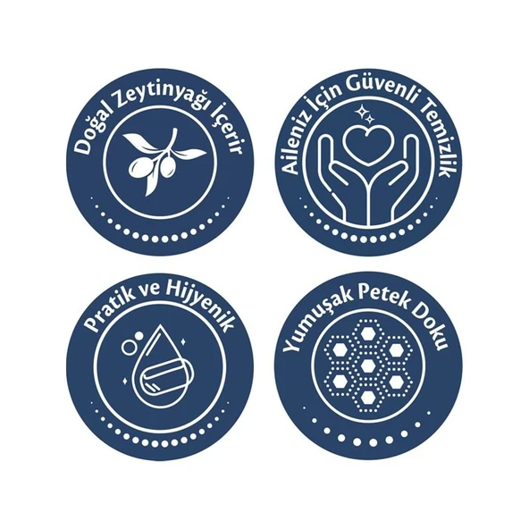 Komili Islak Havlu Mendil 90 Yaprak Okyanus Esintisi (4 Lü Set) Pratik Kapaklı (360 Yaprak) - Resim 6