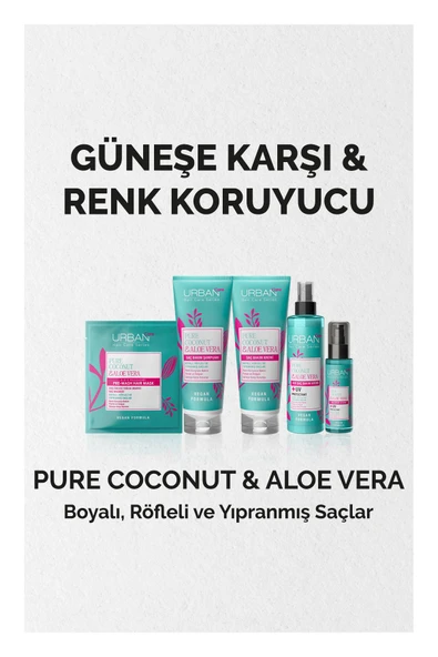 Pure Coconut & Aloe Vera Boyalı Saçlara Özel Renk Koruyucu Şampuan-250ml-vegan - 4