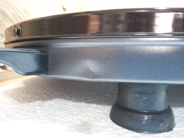 Akel At610- Siyah Termostatlı Elektrikli Katmer Sacı  1550W (TEŞHİR) - 2