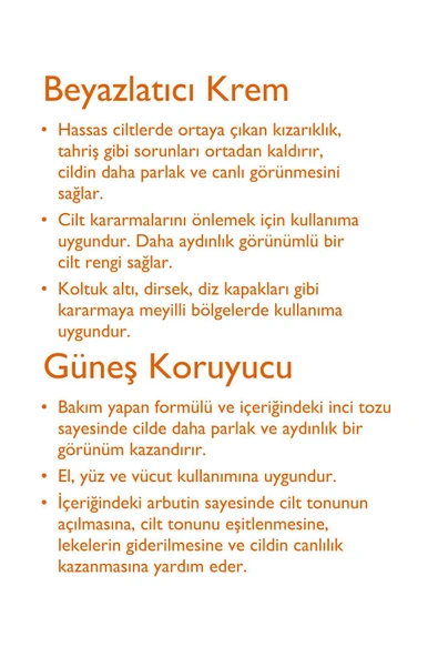 Leke Karşıtı Güneş Seti Beyazlatıcı Krem & Güneş Koruyucu - 2