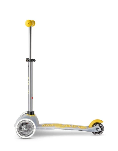Mini Micro DELUXE FLUX LED NEON YELLOW Scooter MCR.MMD205 - 2