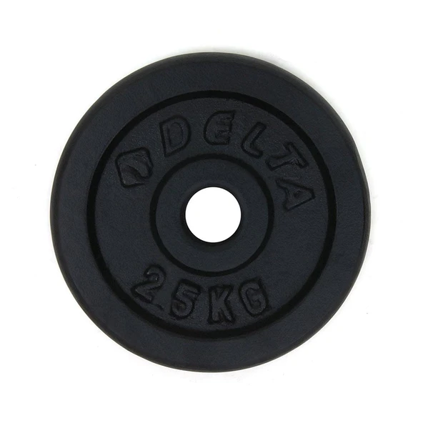 Delta 2,5 Kg x 2 Adet Dura-Strong Çiftli Siyah Döküm Plaka