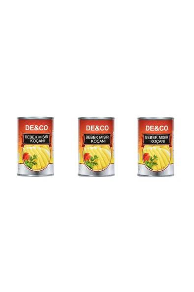 De&Co Bebek Mısır Koçanı 425 G x 3 Adet