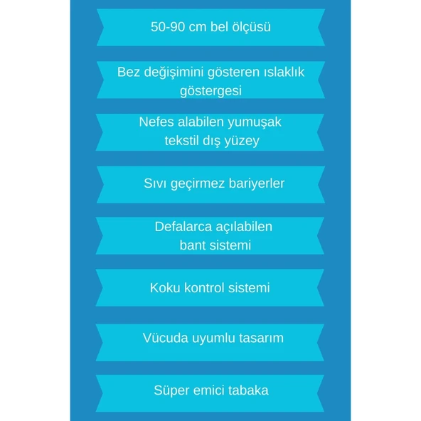 Dr. Pedical Belbantlı Hasta Bezi Small Küçük Beden 120 Adet 30X4 - 2